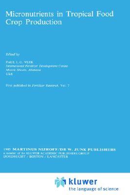 【预售】Micronutrients in Tropical Food Crop Production