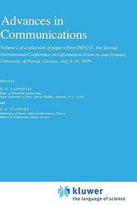 【预售】Advances in Communications: Volume I of a Selection