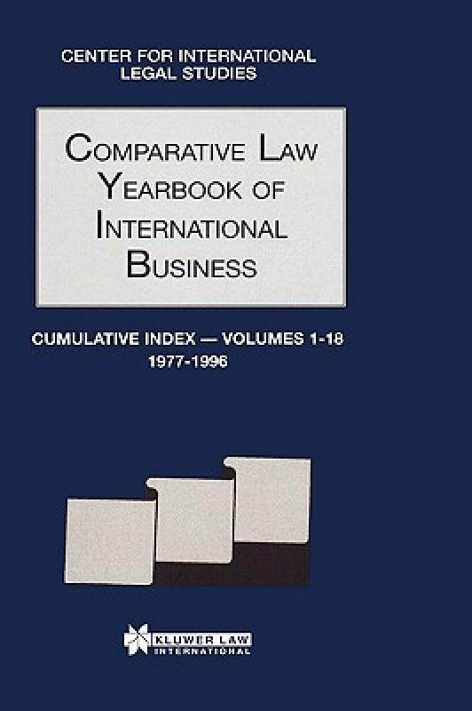 【预售】Comparative Law Yearbook of International Business
