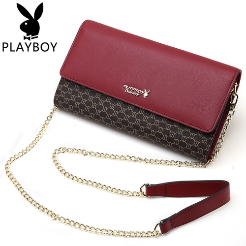 Playboy, модная универсальная цепь, сумка через плечо, кожаная сумка на одно плечо