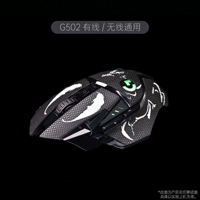 适用罗技G502防滑贴防汗g502hero防滑贴纸g502无线鼠标定制吸汗贴