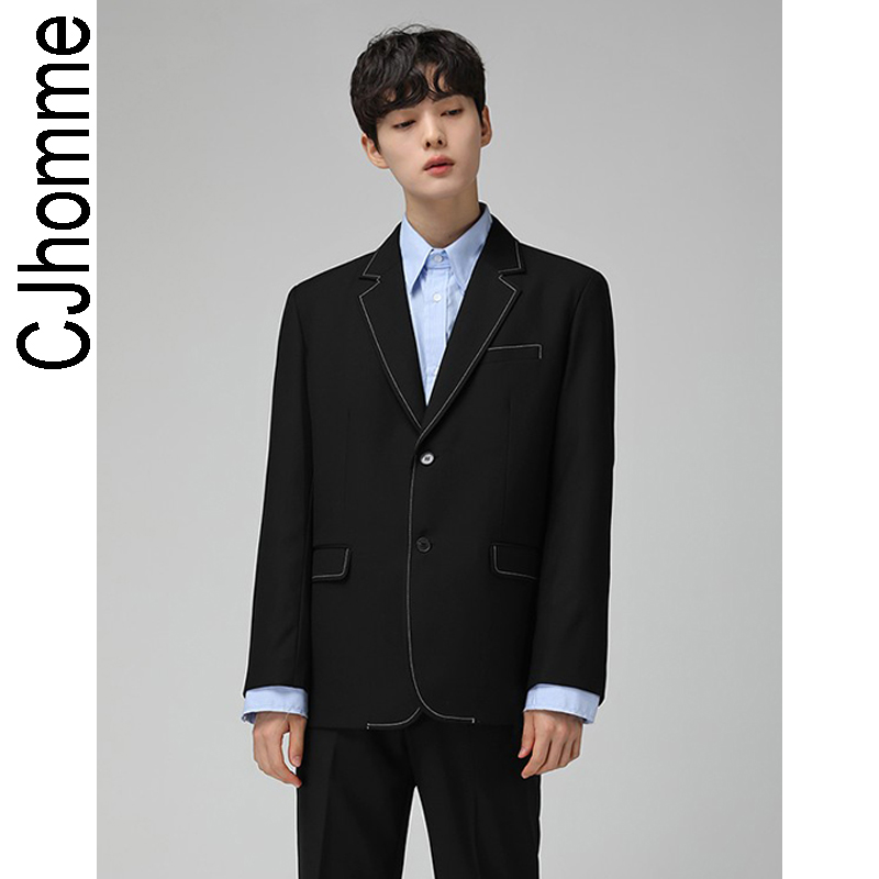 CJHOMME韩版男士西服春季修身