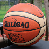 正品 篮球真牛皮手感室内外耐磨7号成人比赛球6号女子学生5号儿童