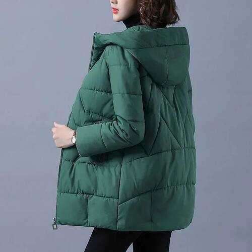 2023 New Women Winter Jacket Long Warm Parkas Female Thicken