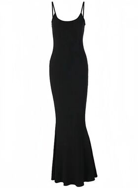 Women's Casual Lounge Slip Long Dress Sexy Sleeveless Backle