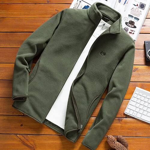 Man Fleece Tactical Softshell Jacket outwear Windbreaker The