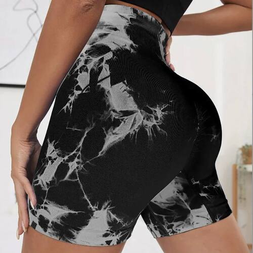 Seamless Tie Dye Sports Tight Three Piece Pants for External