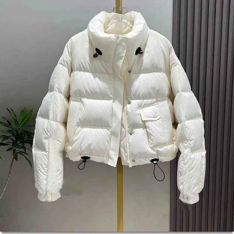 Winter Short Thickening Female Down Cotton Jacket Long Sleev