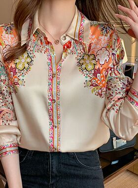 Autumn Long Sleeve Shirts Casual Tops Spring Fashion Women F