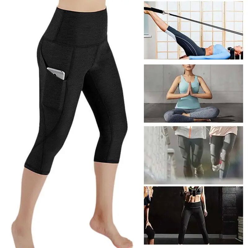 High Waist Seamless Leggings Sport Women Crop Yoga Pants Ela