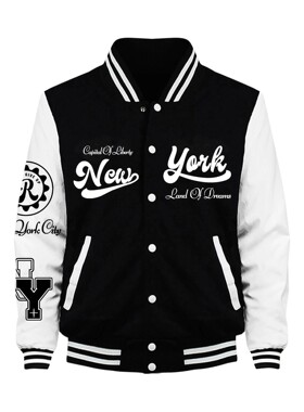 New York Land Of Dreams Capital Of Liberly Baseball Jersey M