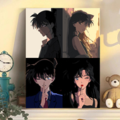 宝藏湾 数字油画diy新兰之约可爱系填色画多色填充数字画独家挂画