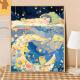 治愈可爱DIY数字油画丙烯手工装 八代背板 饰画 做个好梦