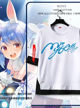 BanG Dream! It’s MyGO动漫联名拼接短袖T恤衫男女儿童装5五分袖