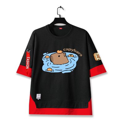卡皮巴拉可爱水豚君卡比巴T恤