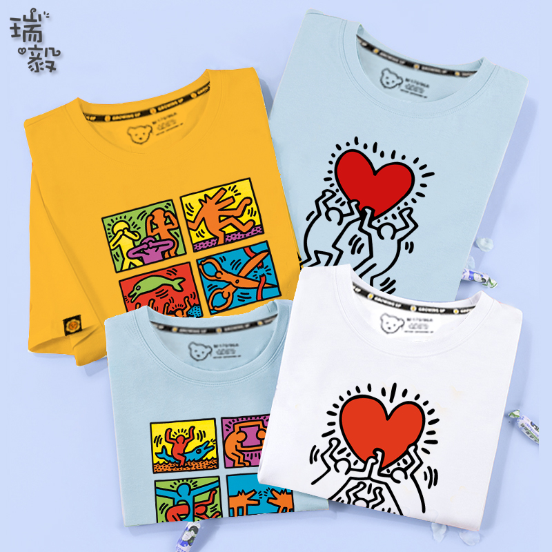 美国涂鸦短袖T恤衫儿童