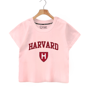 美国常青藤大学之哈佛大学校纪念短袖T恤衫男女儿童装款学生半袖