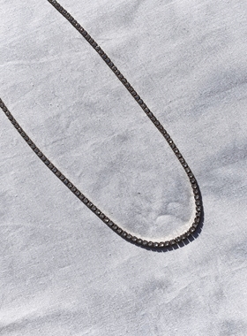 青岛外贸流行饰品欧美原单正品个性小众设计锆石打标d牌精品项链