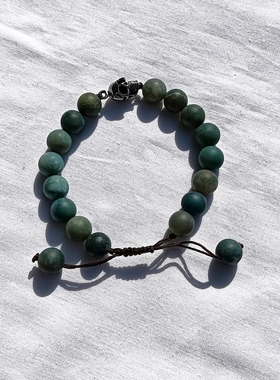 青岛外贸流行饰品欧美原单正品个性小众设计感天然石朋克精品手链