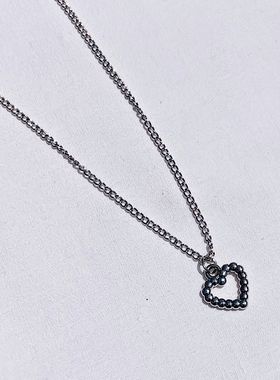 青岛外贸流行饰品欧美原单正品个性时尚百搭小众抽象爱心精品项链