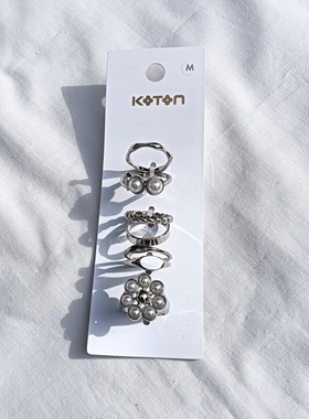 青岛外贸流行饰品欧美原单正品个性小众设计个性复古珍珠精品戒指