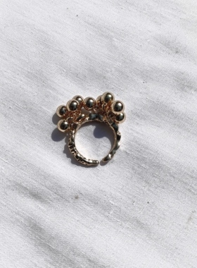 青岛外贸流行饰品欧美原单个性小众设计感热卖抽象开口精品戒指