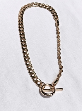 2025夏季锁骨链女气质简约OT扣项链欧美ins风小众设计精品项链女