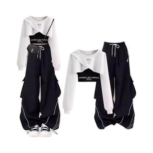 又a又飒一整套春秋穿搭爵士舞服装kpop街舞套装现代舞团体演出服