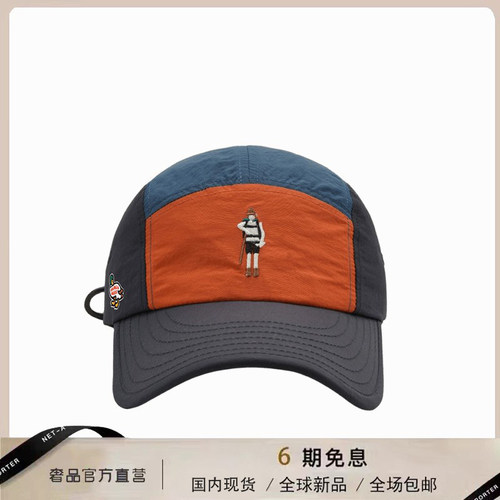 【官网正品】HUMAN BOYDM街头个性刺绣软顶速干棒球帽拼色鸭舌帽