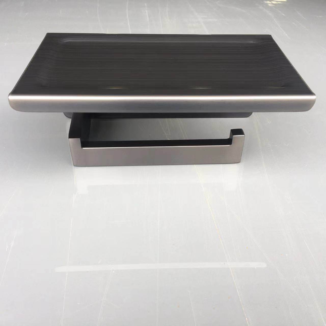 免打孔不锈钢304家装浴室手机纸巾架抽纸架置物架壁挂卷纸灰色,家装主材,卷纸器/纸巾架,淘宝优惠券,粉丝福利购,淘宝优惠卷