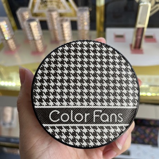 迷色粉丝千鸟格奢润修颜气垫霜bb霜女遮瑕保湿提亮肤色防水持妆