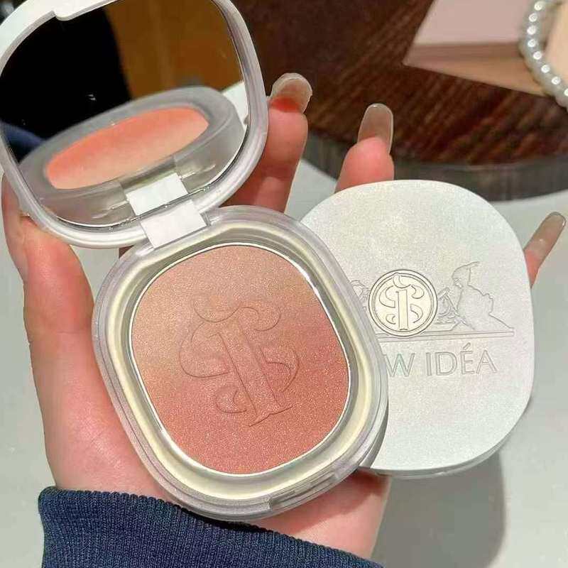 SHOWIDEA意塑心动绒雾渐变腮红胭脂盘提亮膨胀色持久自然氛围感