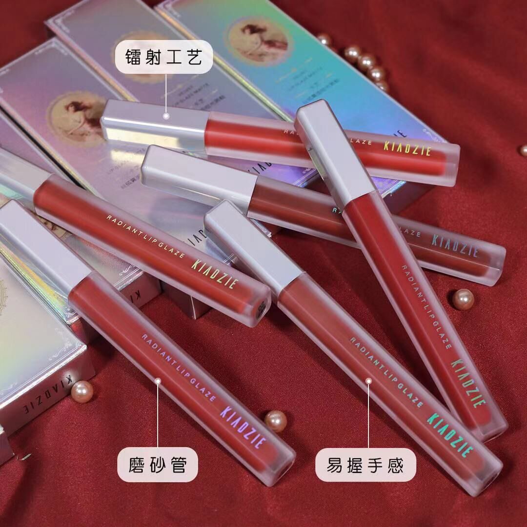 卡芝丝绒雾面哑光唇釉素颜显色平价持色丝绒哑光唇釉润而不干