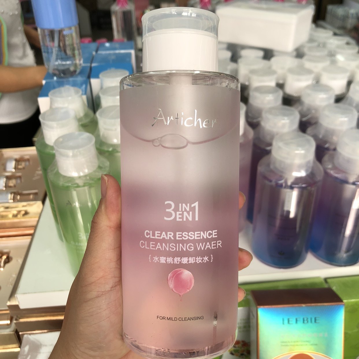 雅词水蜜桃卸妆水温和脸部卸妆乳