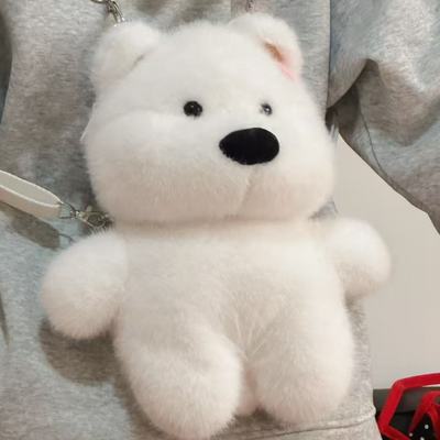 萨摩耶毛绒包ins新款双肩背包