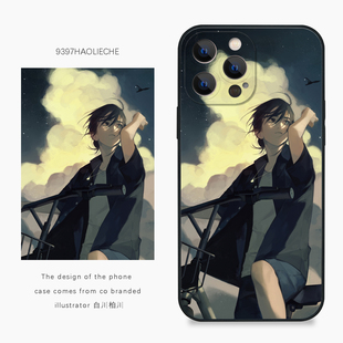 9397号列车x插画师：白川柏川联名6正版手机壳适用于苹果17Promax16Pro15华为p60p70promate60小米17vivooppo