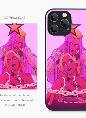 9397号列车JOJO插画师 银斯基1 联名款手机壳适用于苹果17Promax16Promax15pro14华为p50p60p70promate60Pro