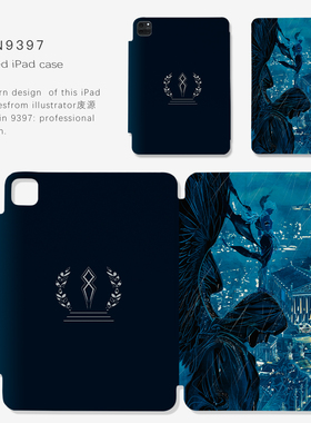 9397号列车 废源zeyan ipad磁吸平板壳适用于苹果ipadpro202410.9英寸12.9英寸13英寸