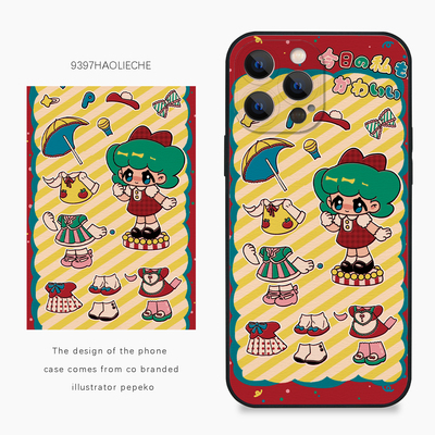 9397号列车x插画师：pepeko 联名5正版手机壳适用于苹果17Promax16Pro15华为p60p70promate60小米17vivooppo