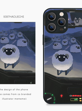 9397号列车x插画师：mememeii 联名11正版手机壳适用于苹果17Promax16Promax15pro14华为p50p60p70pro小米17