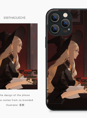 9397重帧正版插画手机壳适用于苹果17Promax16Promax15pro14华为p50p60p70promate60Pro小米13vivooppo