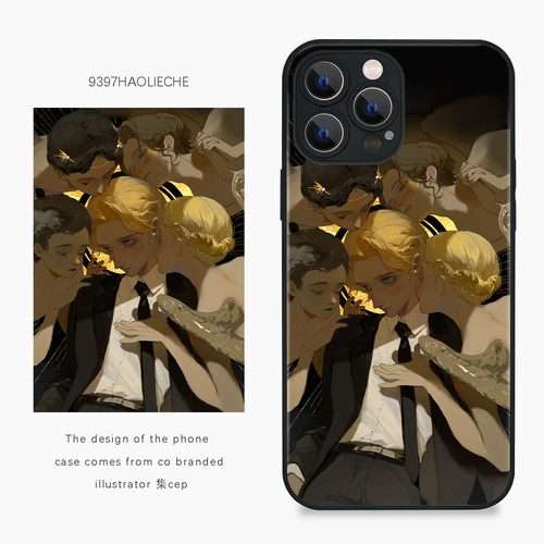 9397 集cep 原创插画手机壳适用于苹果17Promax16Promax15pro14华为p50p60p70promate60Pro小米13vivo