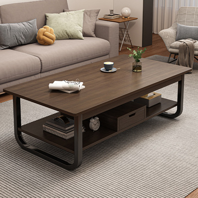 Living room tea table household rectangular coffee table茶几