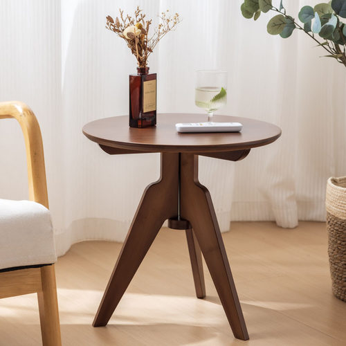 Mini Round Sofa Side Table Small Coffee Desk Home Decor