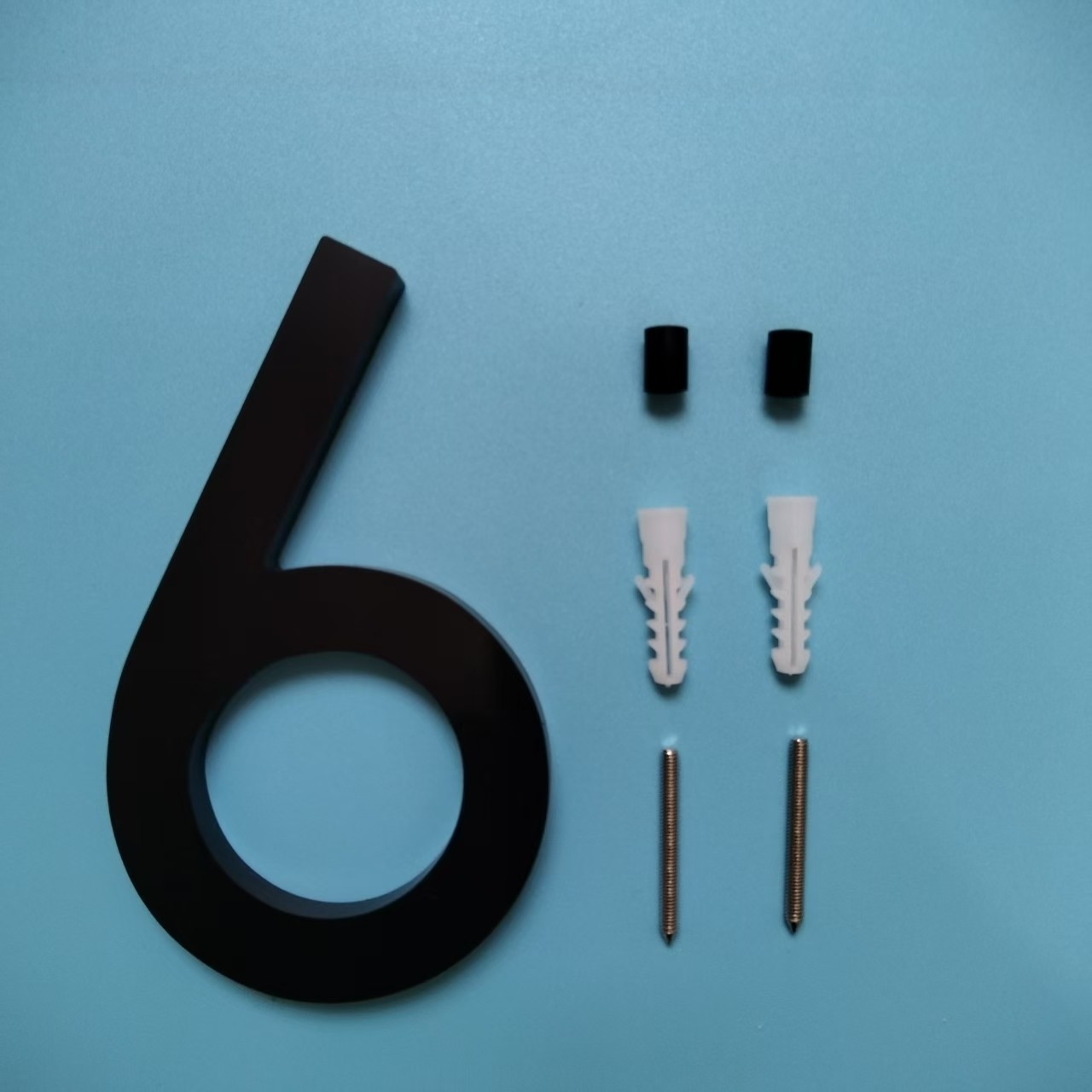 亚克力悬浮数字号码标牌标识