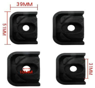 适用外机空调支架底座减震垫防震脚垫空调托架室外机减震增高胶垫