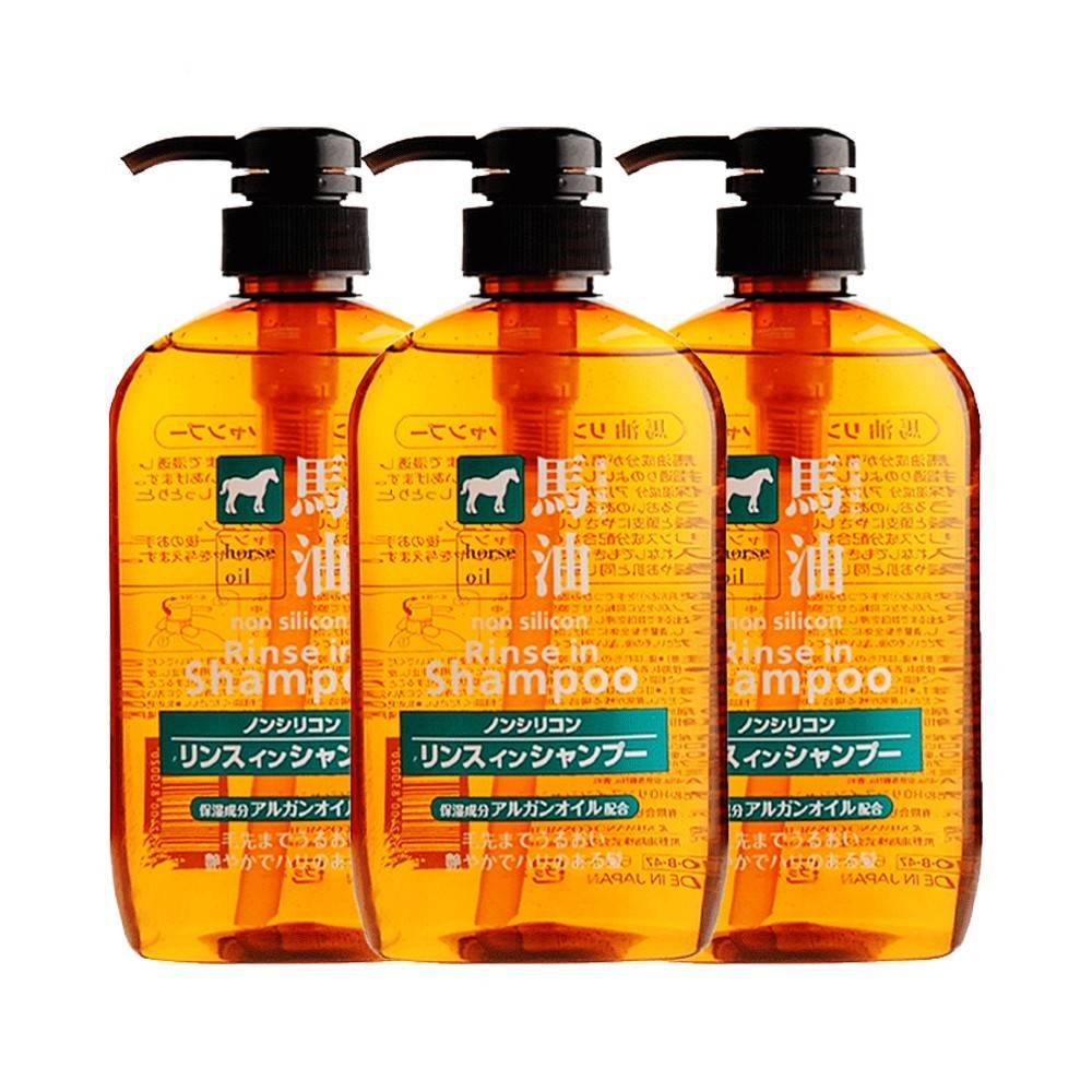 洗自营】熊野0油马油脂VSV硅品发发护发6【0ml*无3洗正露洗二护合