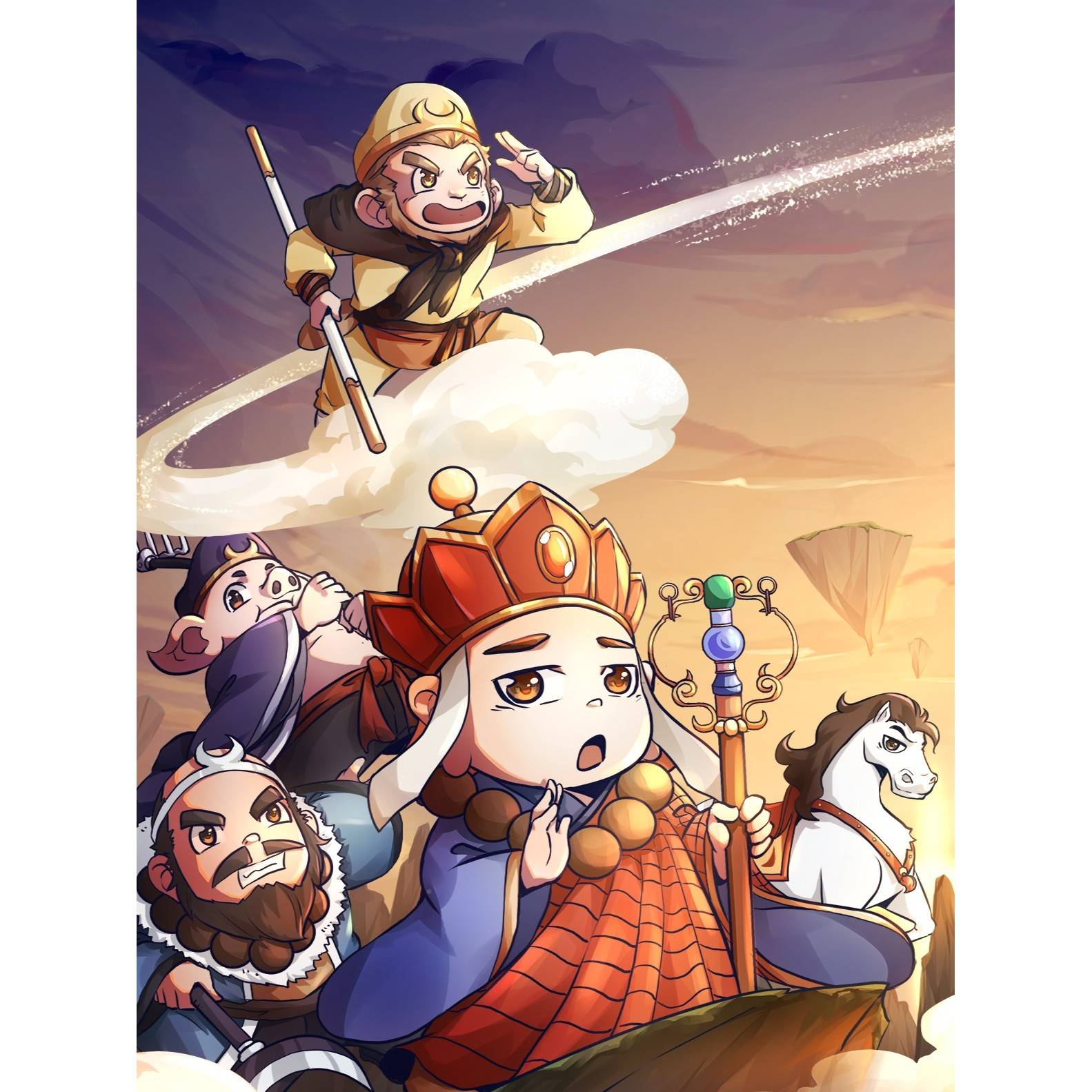 乐强牌亲幻商西游记豪童华益20867智卡礼物欢儿聚会手棋子萌桌游