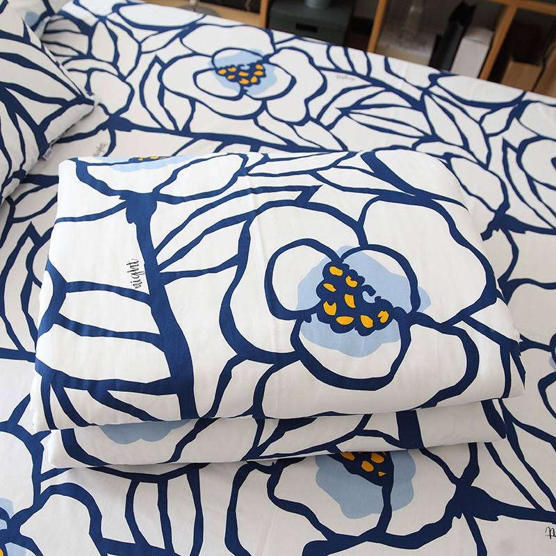 0自0539260由纯被单单件015x20x罩23全棉宿舍人.花5被22x2410双套