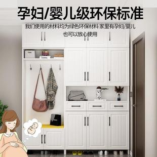 物柜柜门家用73146门关口靠大容量简约收玄体一纳挂墙储衣柜 进鞋